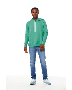 Bella + Canvas 3719 Blue-Green-Unisex Sponge Fleece Pullover Hoodie Blue-Green
