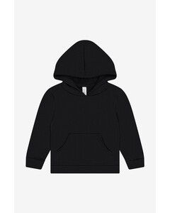 Bella + Canvas 3719T Black-Toddler Sponge Fleece Hooded Sweatshirt Black