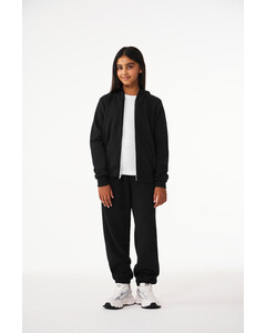 Bella + Canvas 3738Y Black-Youth Sponge Fleece Sweatpants Black