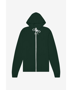 Bella + Canvas 3739 Green-Unisex Sponge Fleece Full-Zip Hoodie Green