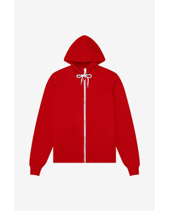 Bella + Canvas 3739 Red-Unisex Sponge Fleece Full-Zip Hoodie Red