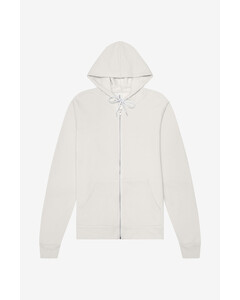 Bella + Canvas 3739 White-Unisex Sponge Fleece Full-Zip Hoodie White