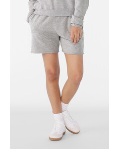 Bella + Canvas 3787 Gray-Women's Cutoff Sweatshort Gray