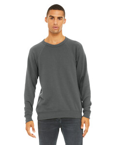 Bella + Canvas 3901 Gray-Unisex Sponge Fleece Crewneck Sweatshirt Gray