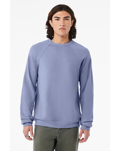Bella + Canvas 3901 Purple-Unisex Sponge Fleece Crewneck Sweatshirt Purple