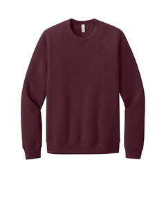 Bella + Canvas 3901 Maroon-Unisex Sponge Fleece Crewneck Sweatshirt Maroon