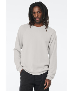 Bella + Canvas 3901 Gray-Unisex Sponge Fleece Crewneck Sweatshirt Gray