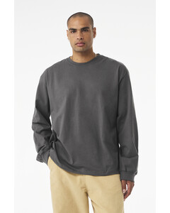 Bella + Canvas 4651 Gray-Unisex 7.5-Ounce Heavyweight Long Sleeve T-Shirt Gray
