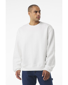 Bella + Canvas 4711 White-Unisex 10-Ounce Heavyweight Crewneck Sweatshirt White