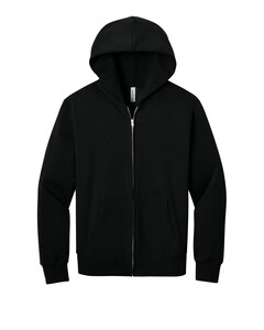 Bella + Canvas 4739 Black-Unisex 10-Ounce Heavyweight Full-Zip Hooded Sweatshirt Black