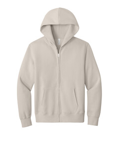 Bella + Canvas 4739 Brown-Unisex 10-Ounce Heavyweight Full-Zip Hooded Sweatshirt Brown