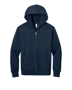 Bella + Canvas 4739 Navy-Unisex 10-Ounce Heavyweight Full-Zip Hooded Sweatshirt Navy