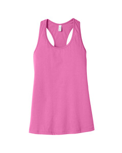 Bella + Canvas 6008 Pink-Women's Jersey Racerback Tank Top Pink