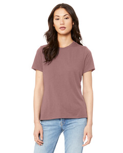 Bella + Canvas 6400 Pink-Women's Relaxed Jersey Short Sleeve T-Shirt Pink
