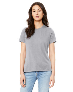 Women's Relaxed Jersey Short Sleeve T-Shirt Gray Bella + Canvas 6400 Gray