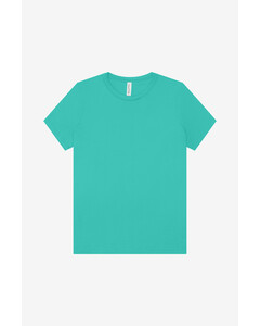 Bella + Canvas 6400 Blue-Green-Women's Relaxed Jersey Short Sleeve T-Shirt Blue-Green