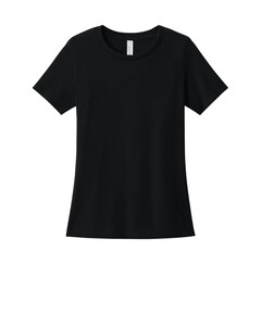Bella + Canvas 6400CVC Black-Women's Relaxed CVC Tee Black