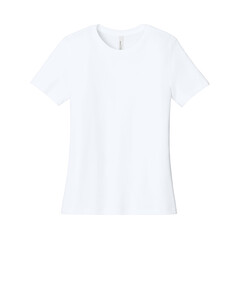 Bella + Canvas 6400CVC White-Women's Relaxed CVC Tee White