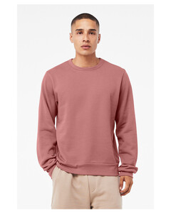 Unisex Sponge Fleece Classic Crewneck Sweatshirt Pink Bella + Canvas BC3911 Pink
