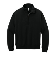 Bella + Canvas BC4740 Black-Unisex 10-Ounce Heavyweight 1/2-Zip Sweatshirt Black