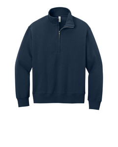 Bella + Canvas BC4740 Navy-Unisex 10-Ounce Heavyweight 1/2-Zip Sweatshirt Navy