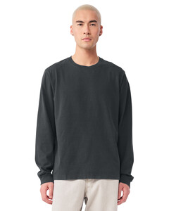 Bella + Canvas BC4851GD Black-Unisex Heavyweight Garment-Dyed Long Sleeve Tee Black