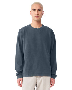 Bella + Canvas BC4851GD Navy-Unisex Heavyweight Garment-Dyed Long Sleeve Tee Navy