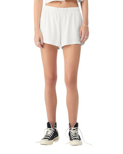 Bella + Canvas BC6824GD White-Women's Heavyweight Garment-Dyed Short White