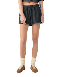 Bella + Canvas BC6824GD Black-Women's Heavyweight Garment-Dyed Short Black