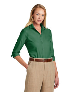 Women's Wrinkle-Free Stretch Nailhead Shirt Pattern Brooks Brothers BB18003 Pattern