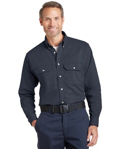 Bulwark SLU2 Navy-EXCEL FR ComforTouch Dress Uniform Shirt  Navy