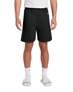 Champion 8187 Black-Cotton Gym Short Black