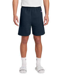 Champion 8187 Navy-Cotton Gym Short Navy