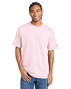 Champion CH1000 Pink-Jersey Short Sleeve Tee  Pink