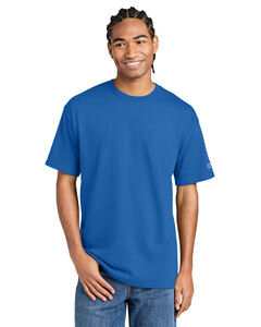 Champion CH1000 Blue-Jersey Short Sleeve Tee  Blue