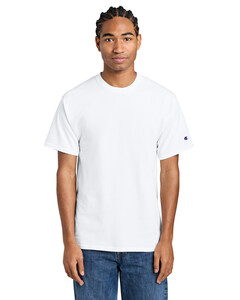 Champion CH1000 White-Jersey Short Sleeve Tee  White