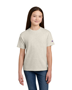 Champion CH1081 Natural-Youth Jersey Short Sleeve Tee Natural
