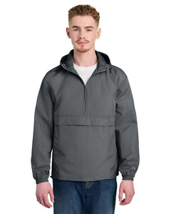 Champion CO200 Gray-Packable Anorak Jacket Gray