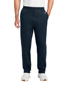 Champion P800 Navy-Powerblend Open Bottom Sweatpant Navy
