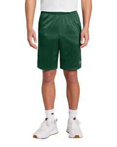 Champion S162 Green-Mesh Short with Pockets Green