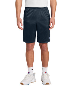 Champion S162 Navy-Mesh Short with Pockets Navy
