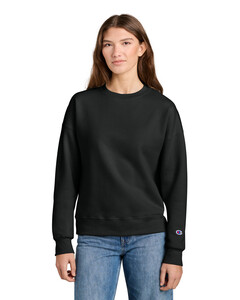 Champion SL650 Black-Women's Powerblend Crewneck Sweatshirt Black