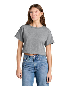 Champion T453W Gray-Women's Cropped Heritage Tee Gray