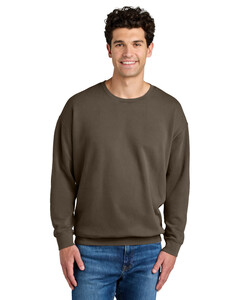 Comfort Colors 1466 Brown-Lightweight Crewneck Sweatshirt Brown