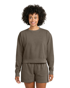 Comfort Colors 1566L Brown-Women's Mid-Length Crewneck Sweatshirt  Brown