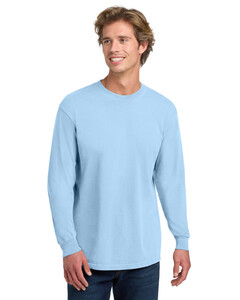 Comfort Colors 6014 Blue-Heavyweight Ring Spun Long Sleeve T-Shirt  Blue