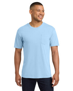 Comfort Colors 6030 Blue-Heavyweight Ring Spun Pocket T-Shirt Blue