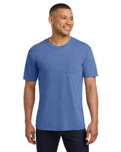 Comfort Colors 6030 Blue-Heavyweight Ring Spun Pocket T-Shirt Blue