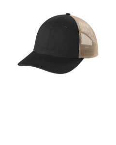 Comfort Colors CCST0 Black-Sunwashed Trucker Cap Black