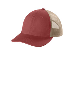 Comfort Colors CCST0 Red-Sunwashed Trucker Cap Red